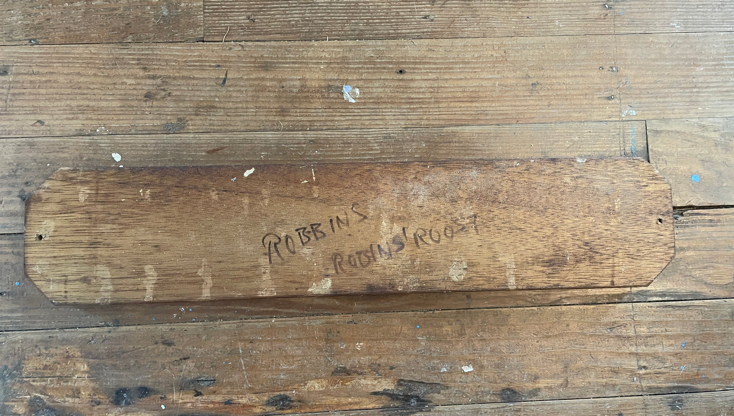 Wooden Hull # Plaque No. 620947 Net 12 Off An Irwin 39