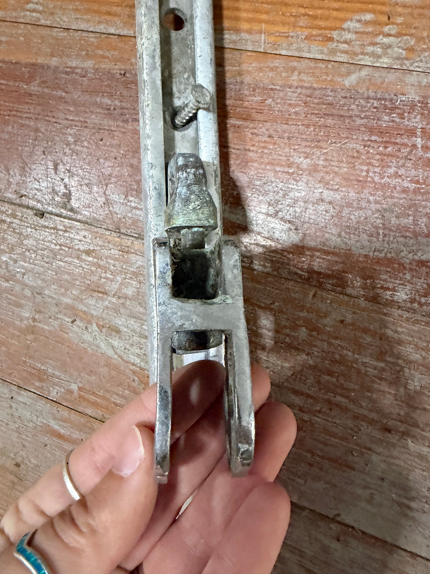 Aluminum Mast Track With Small Bronzed Gooseneck - 3/4" Track