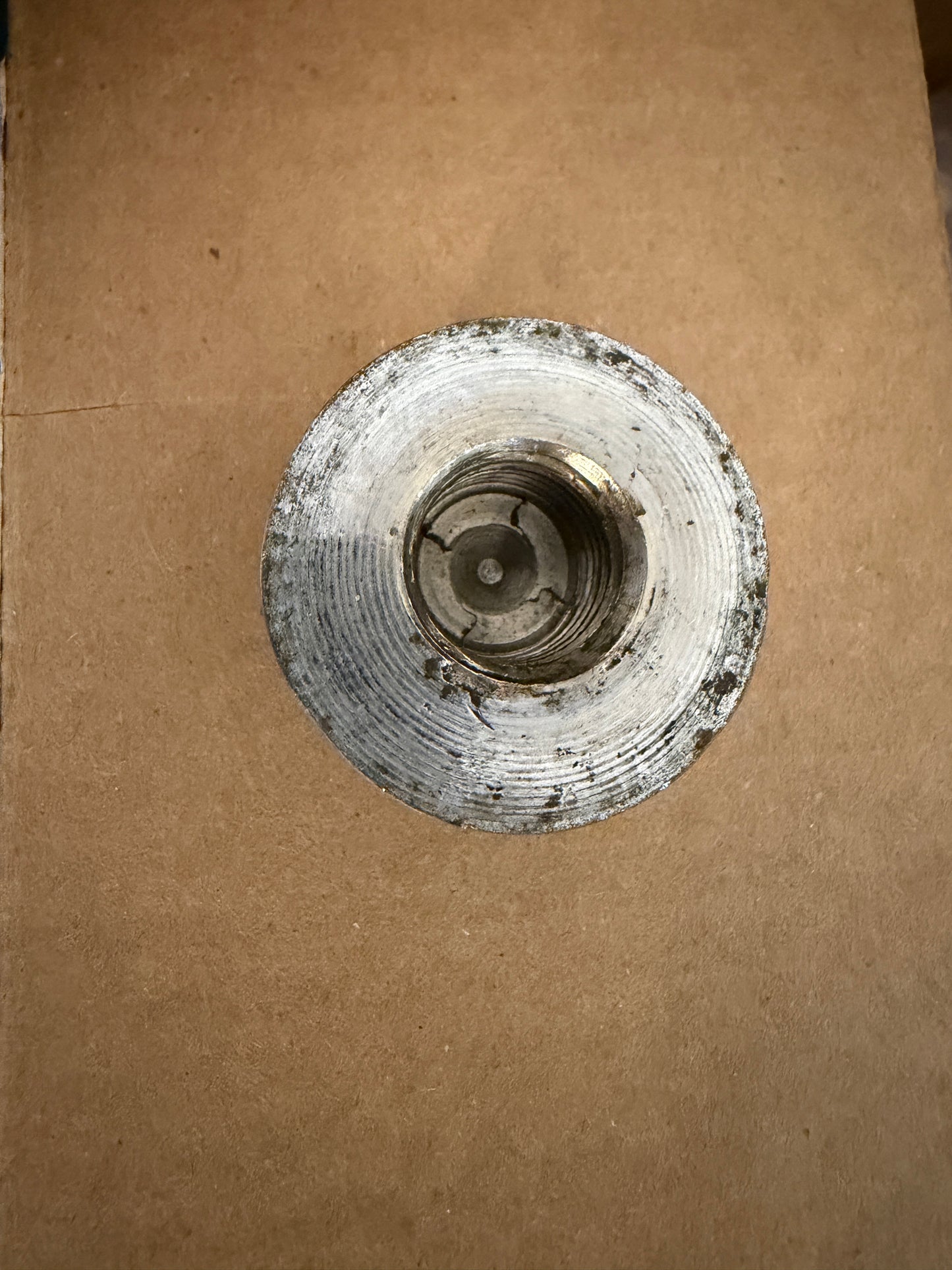 Chromed Bronze Edson Wheel Nut - 5/8" - Has nics