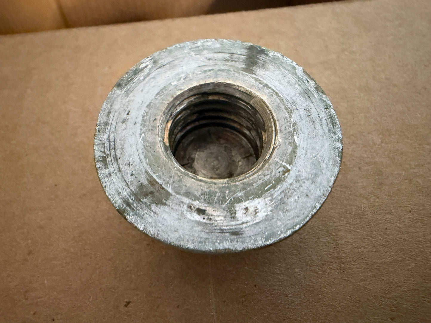 Chromed Bronze Edson Wheel Nut 5/8"