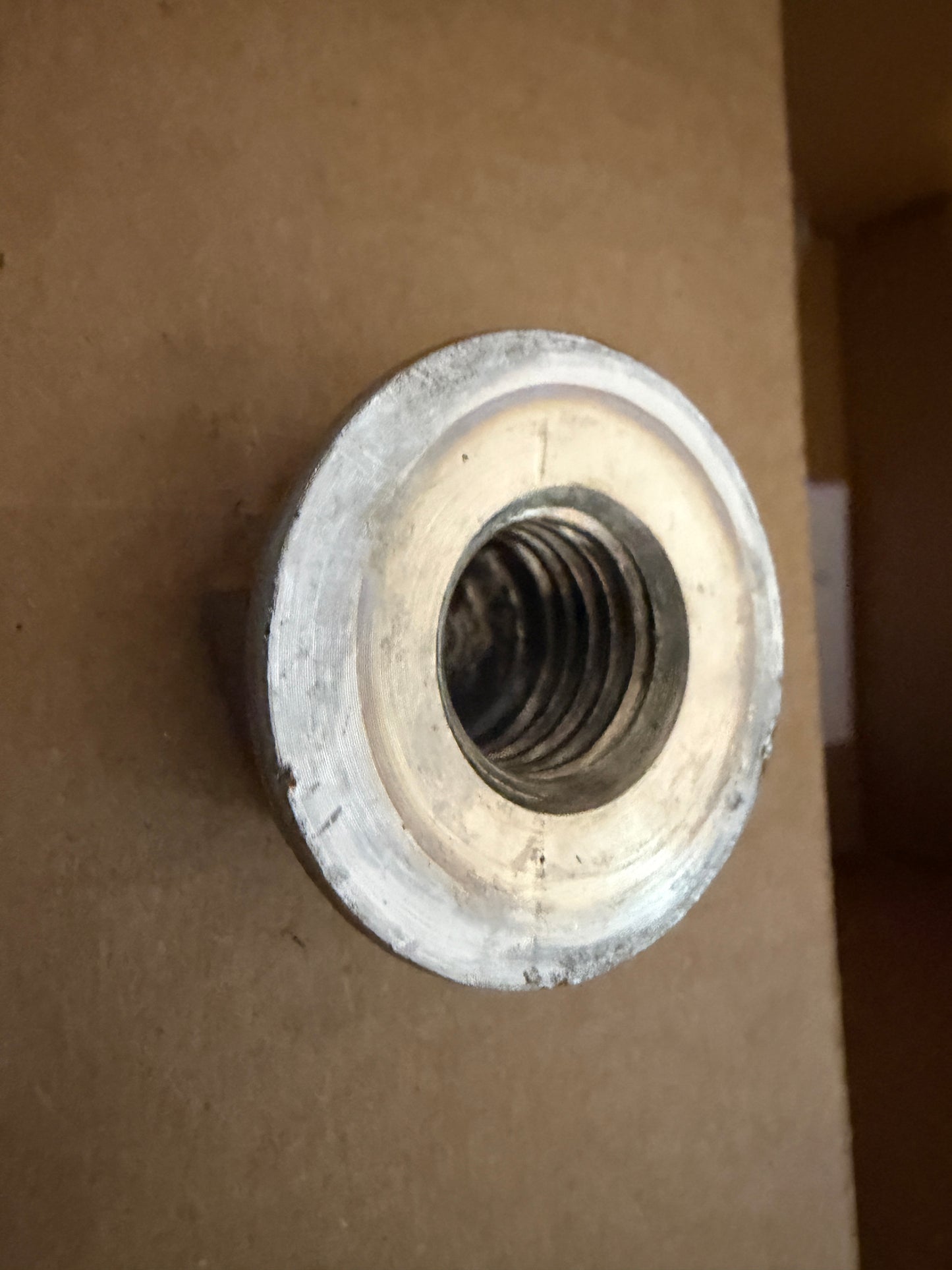 Chromed Bronze Yacht Specialties Wheel Nut - 5/8"