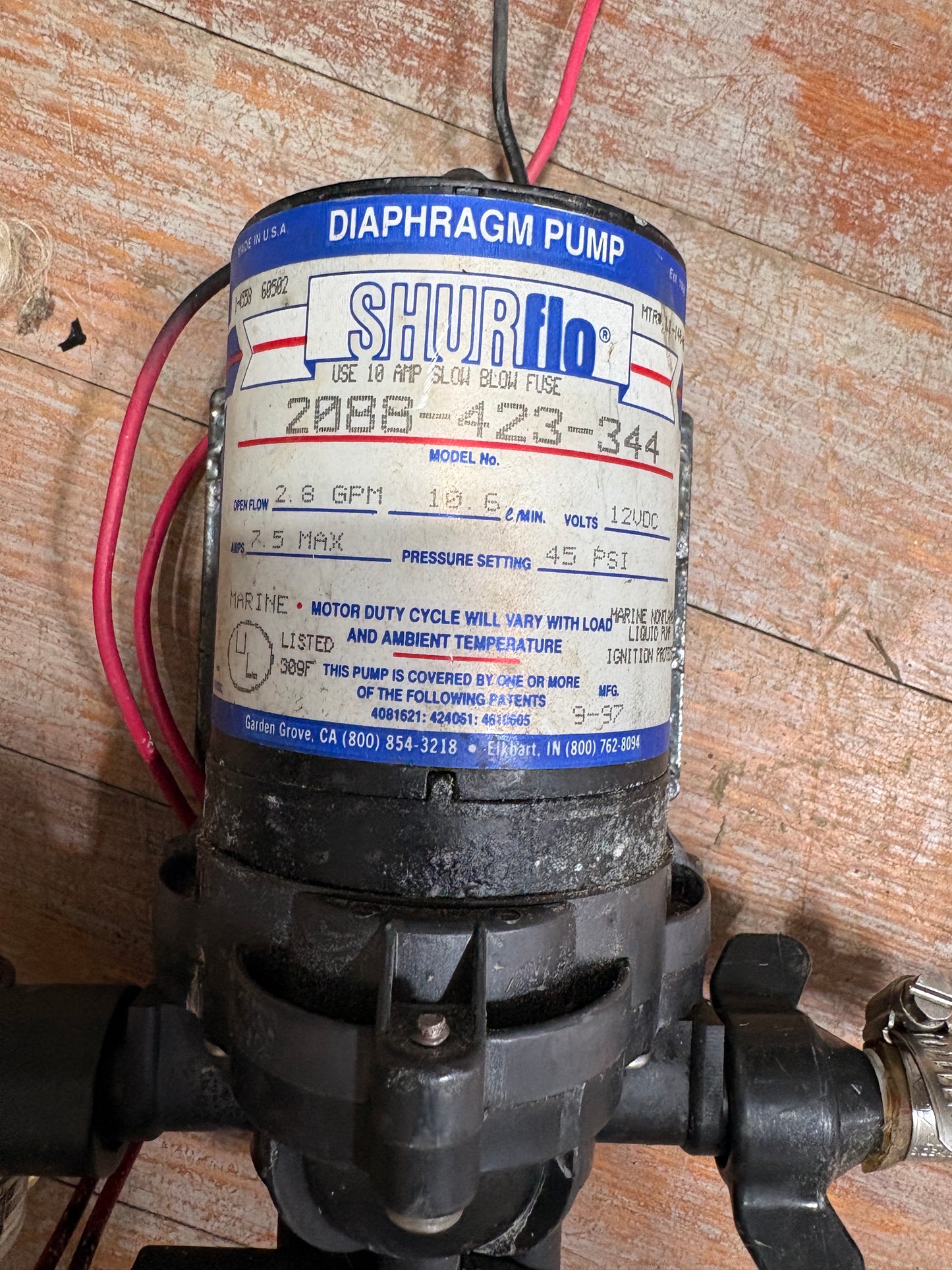 Shurflo Diaphragm Pump 2088-423-344