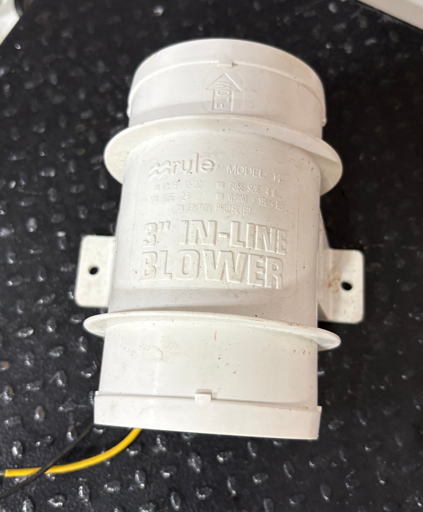 Rule 3" in-Line Blower
