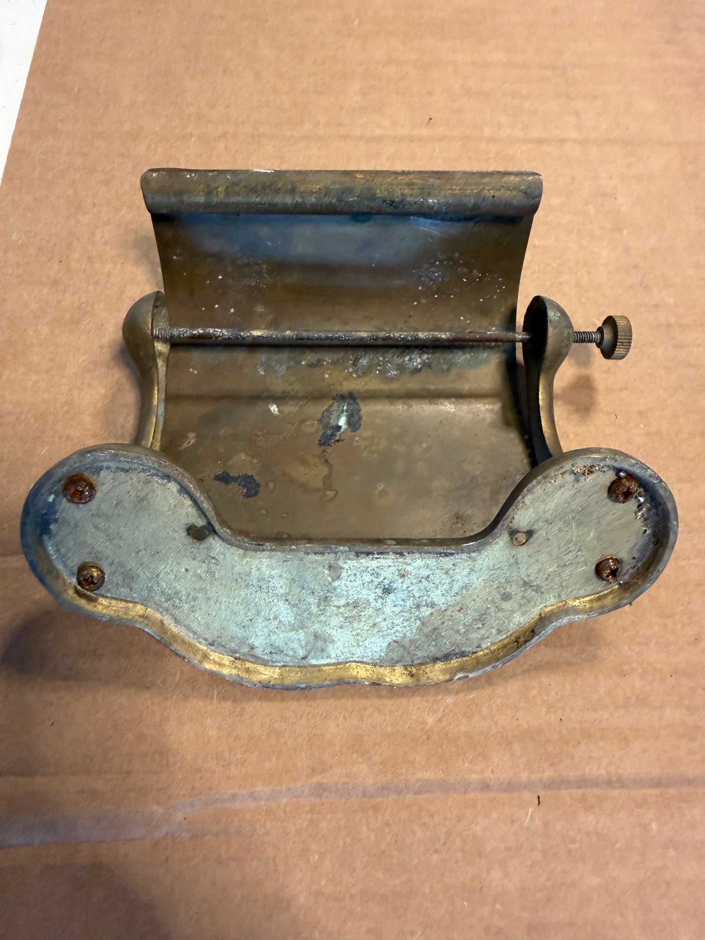 Vintage Brass Toilet Paper Holder