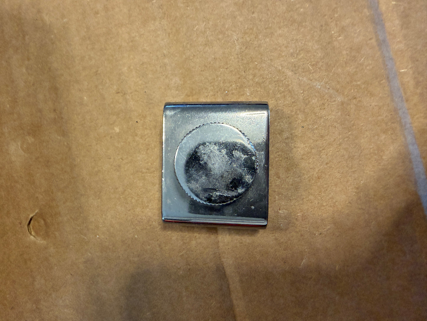 Stainless Steel 1 1/4" Screw Top Track End