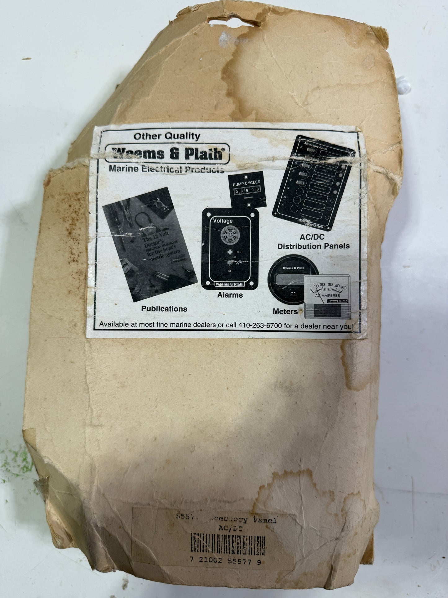 Weems & Plath AC/DC Accessory Panel - NEW
