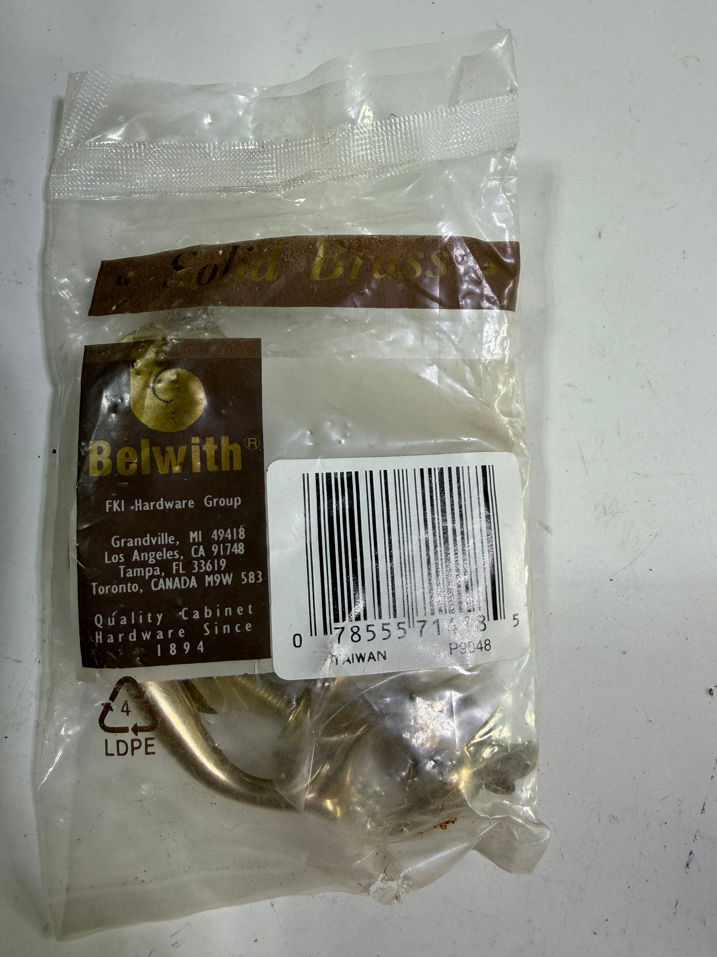Brass Ornamental Drawer Pull / Handle - NEW