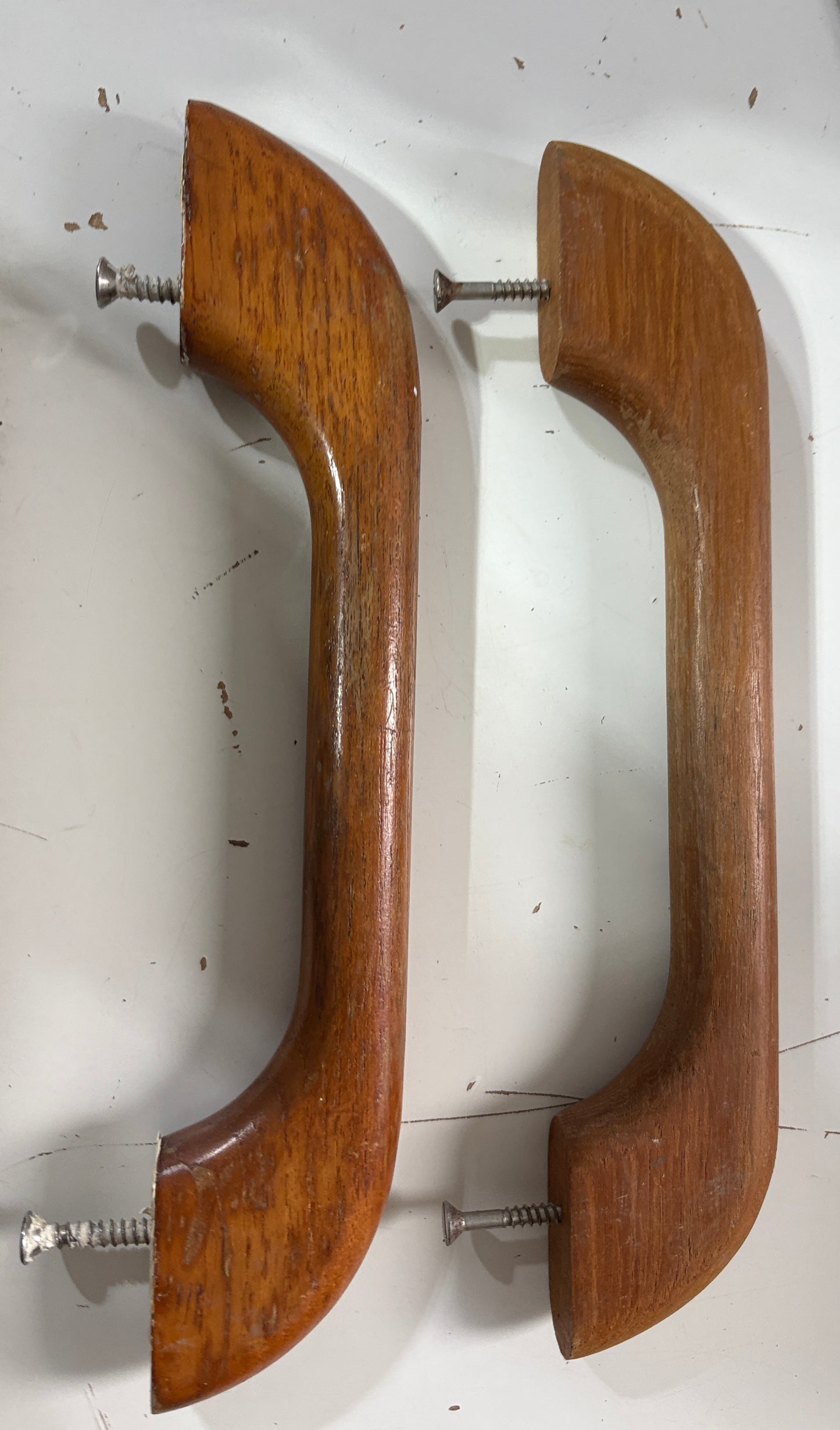 Teak Handrails from Alberg 30 Pair 12 1/4" long