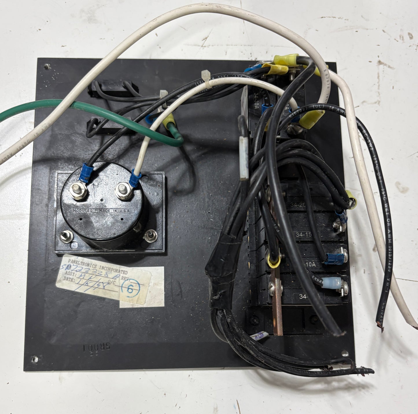 Sea Ray 120 Volts AC Panel