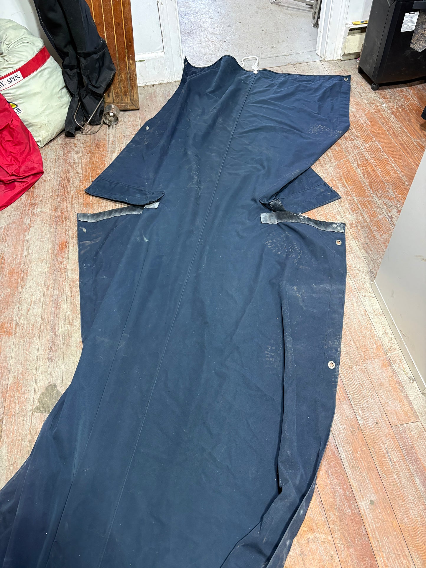 Navy Blue Main Sail Canvas Cover 15 ft