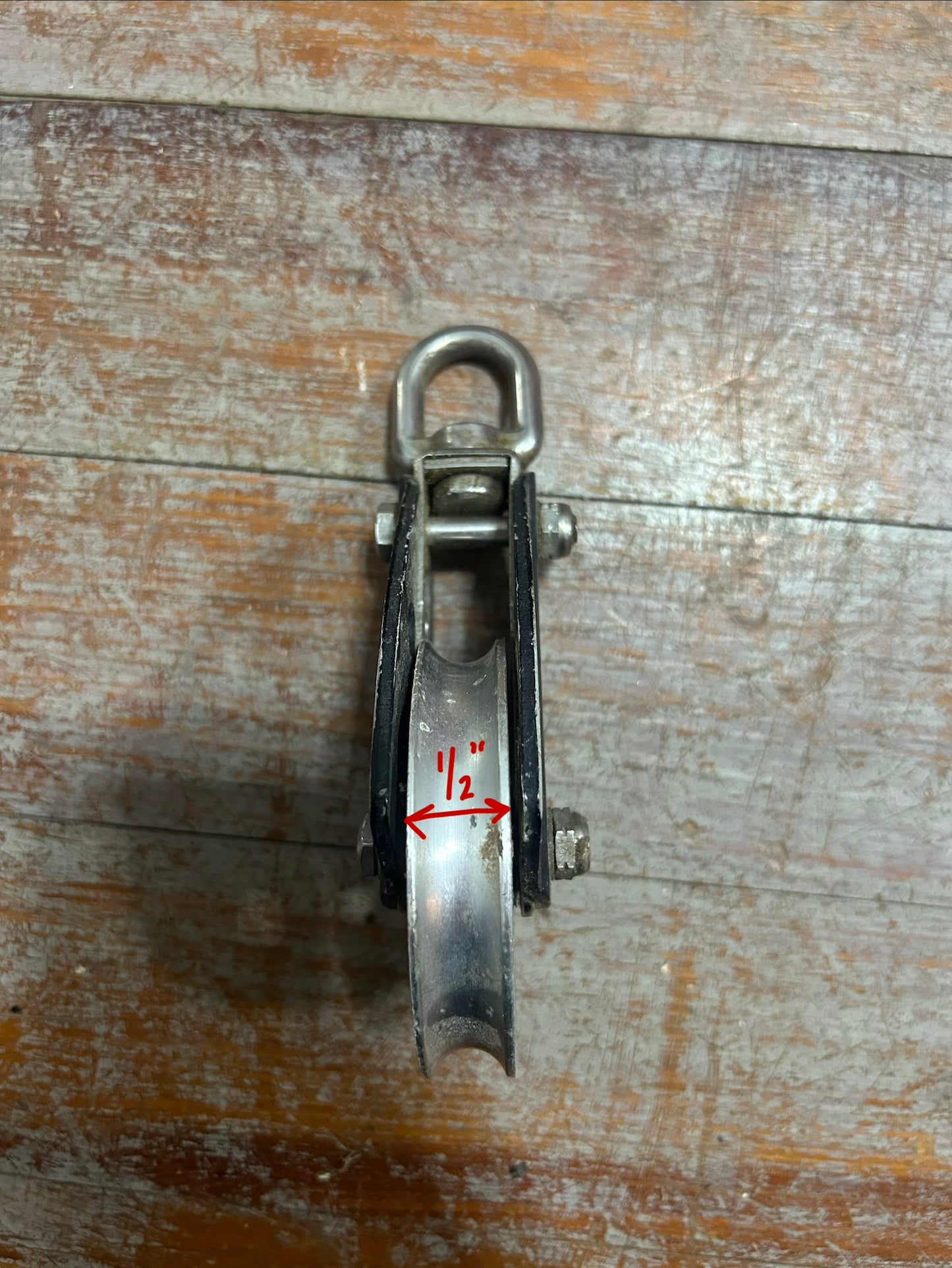 3” Aluminum Sheave - Single Block w/ Swivel Eye
