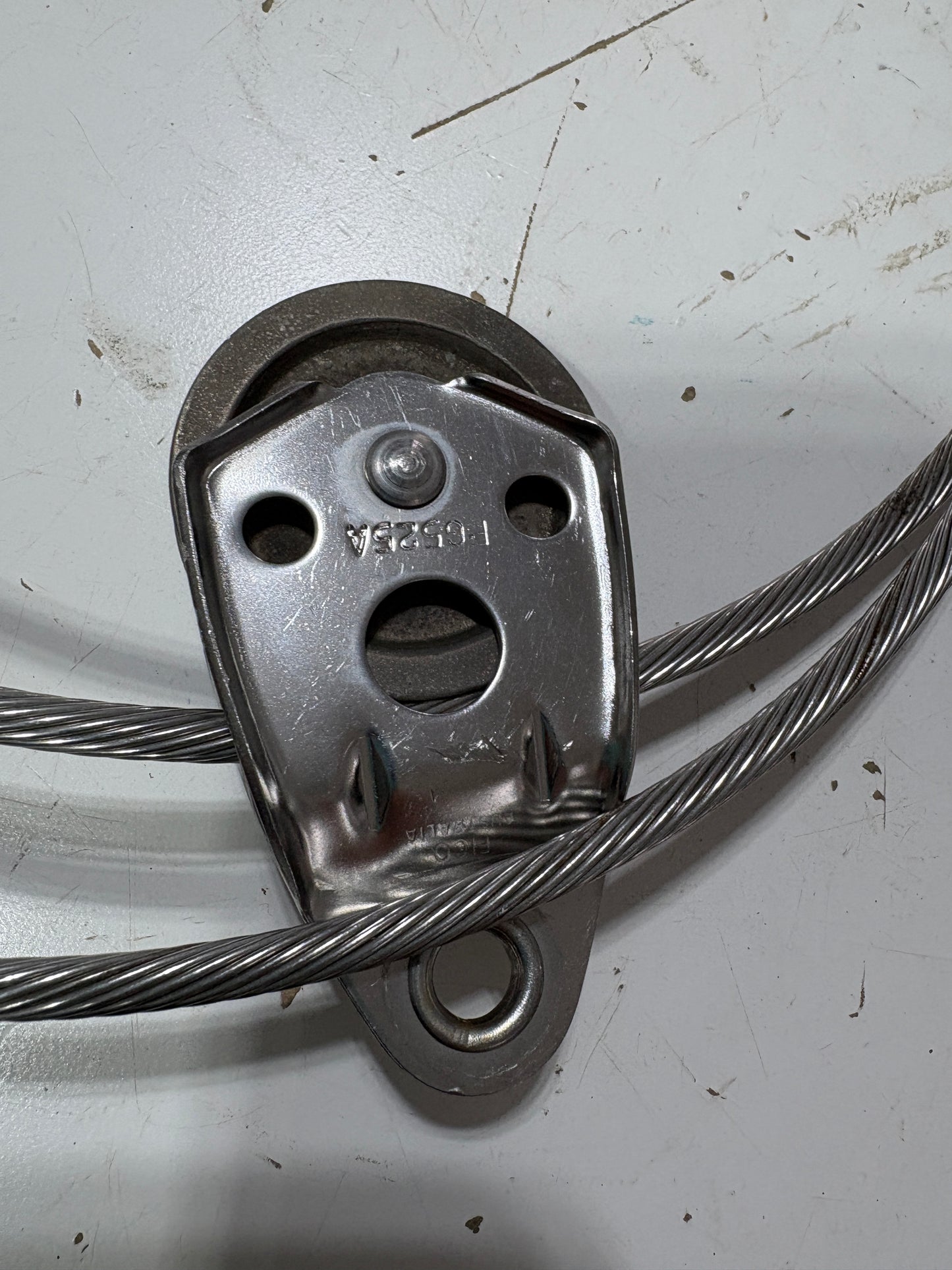 72" 3/16" dia Cable with Fico Block with 1 3/4" Sheave