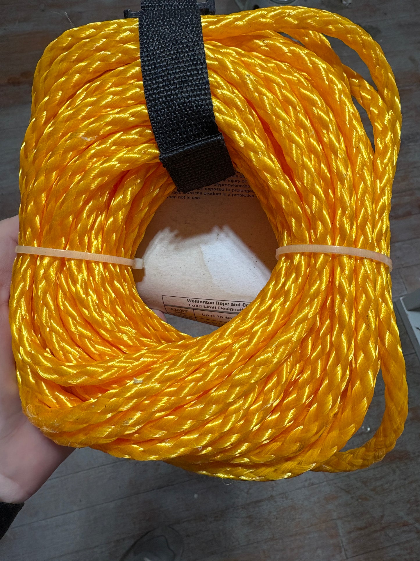 Wellington Medium Load Briaded Poly pro Multi Purpose Rope 3/8" x 50 ft