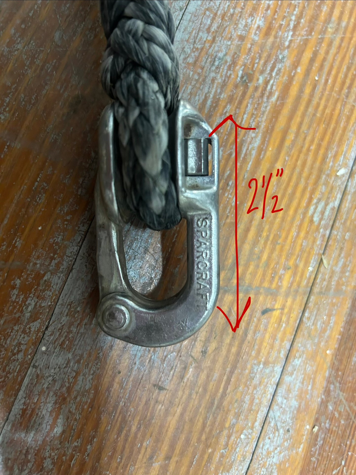 Dyneema Bridle w/ (2) Sparcraft Stainless Snap Hooks 3/4” line