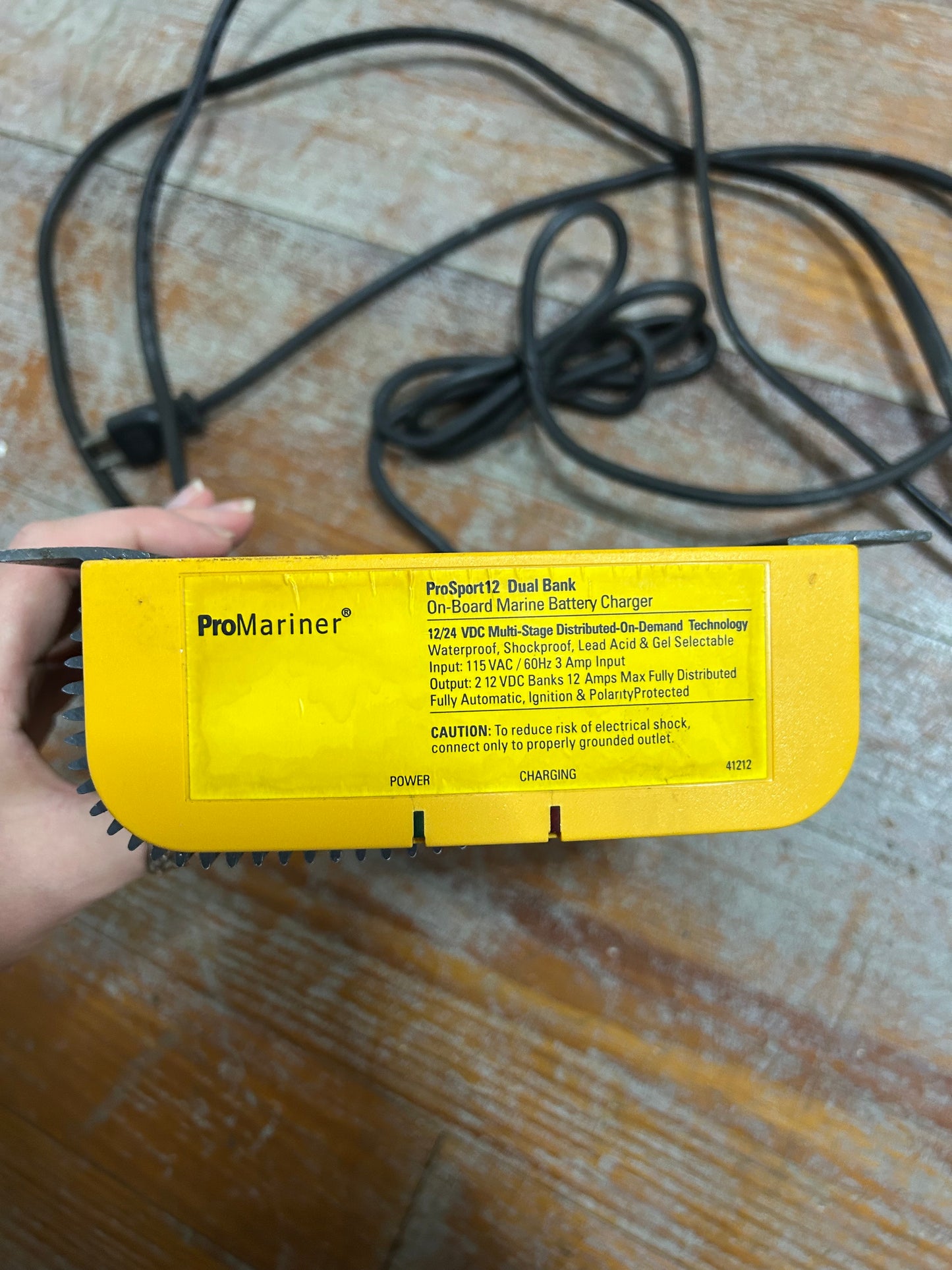 ProMariner ProSport 12 Dual Bank 12V 12 Amp On-Board Marine Battery Charger