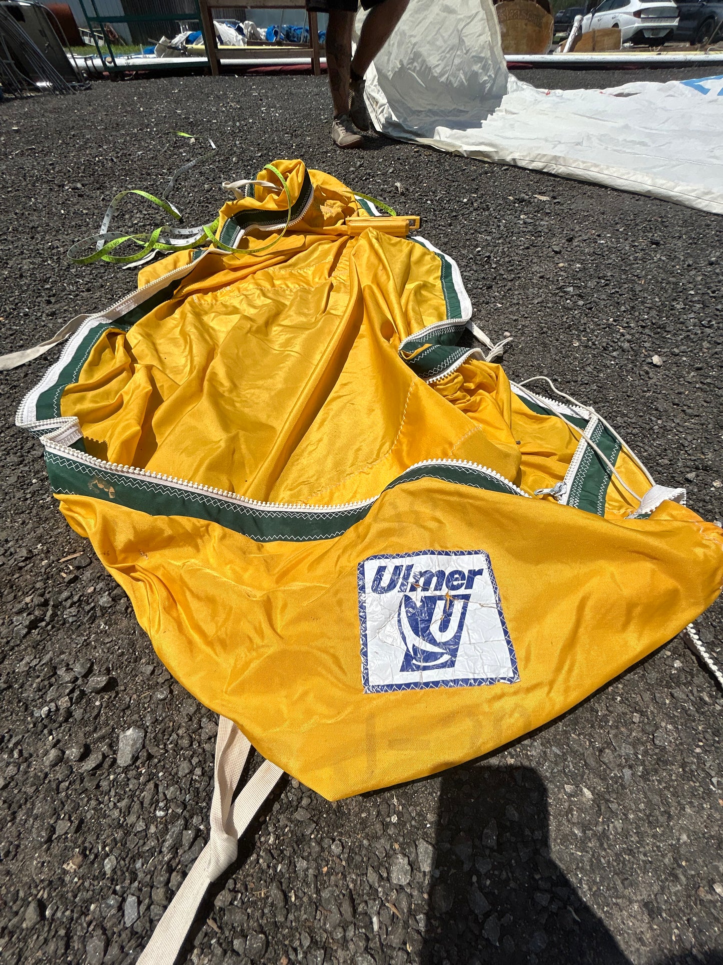 Ulmer Mainsail 32.8’ Luff x 30.7’ Leech x 17.1’ Foot Sail #23896 w/ Turtle Bag