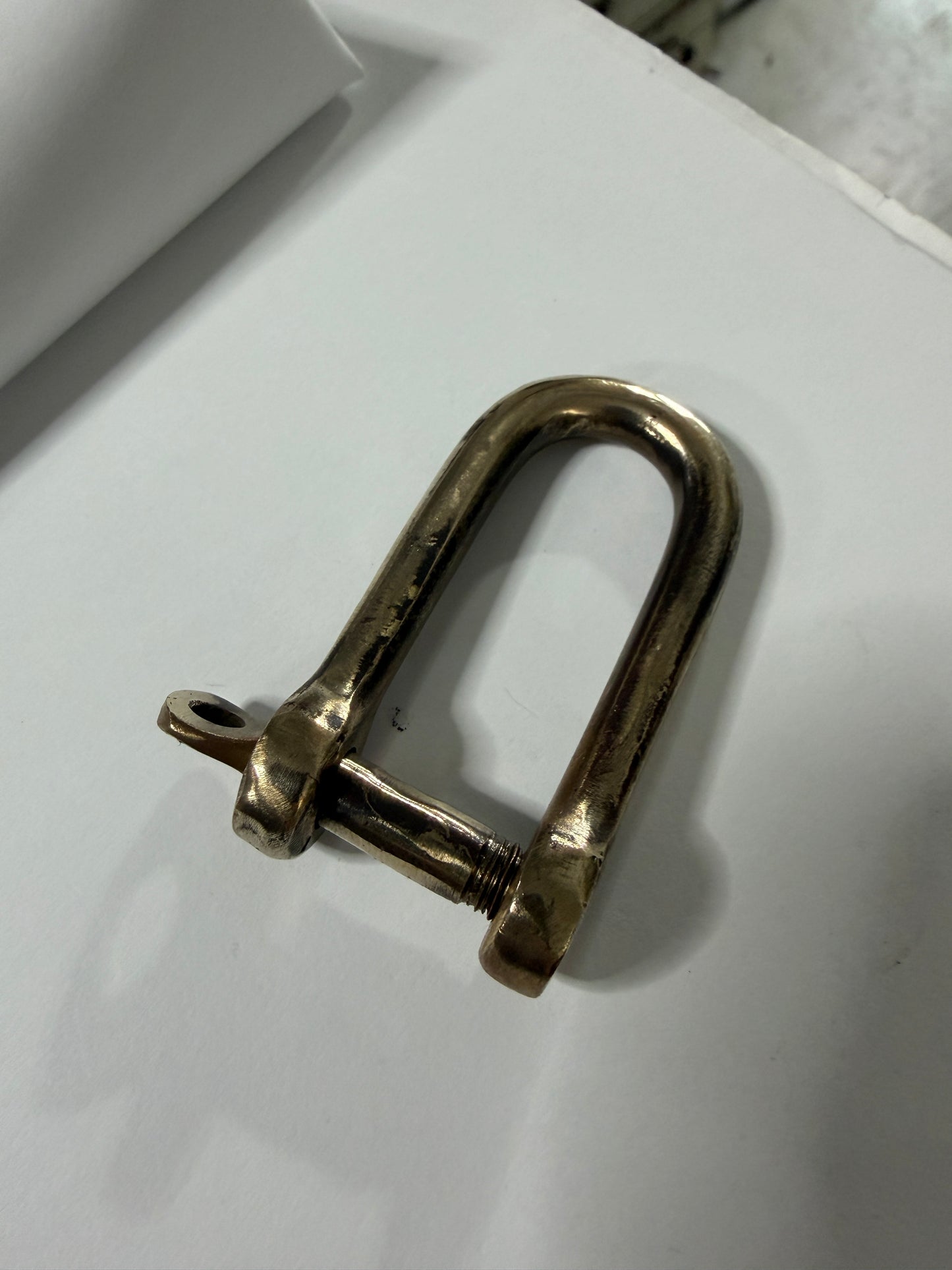 Bronze Elongated Shackle - 1/4" Pin