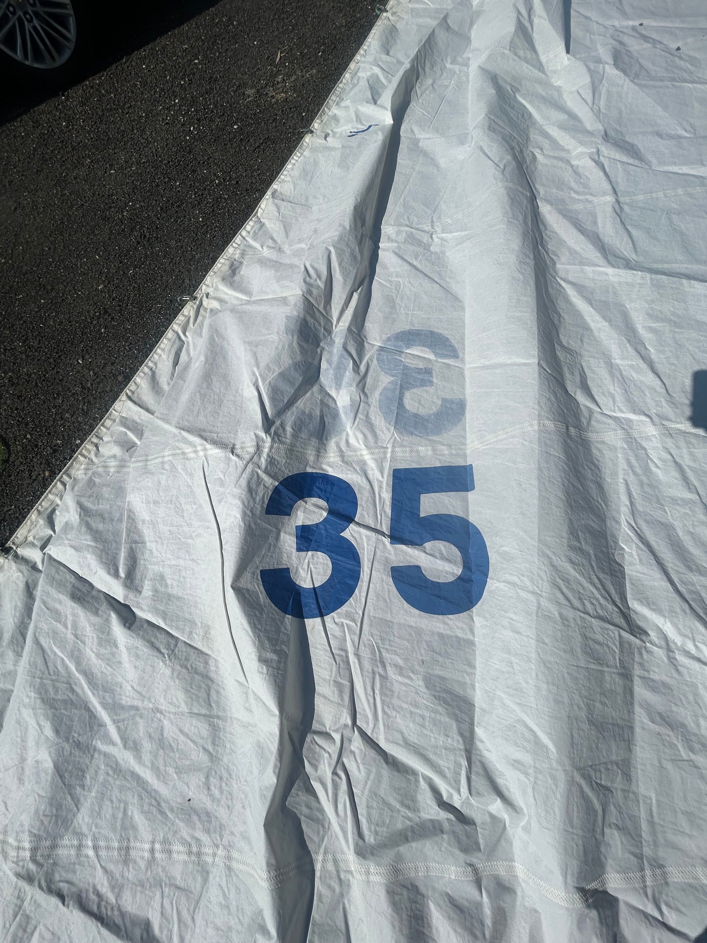 Potomac Sailmakers Mainsail 47’10” Luff x 18’3” Foot – 1 Reef – Used