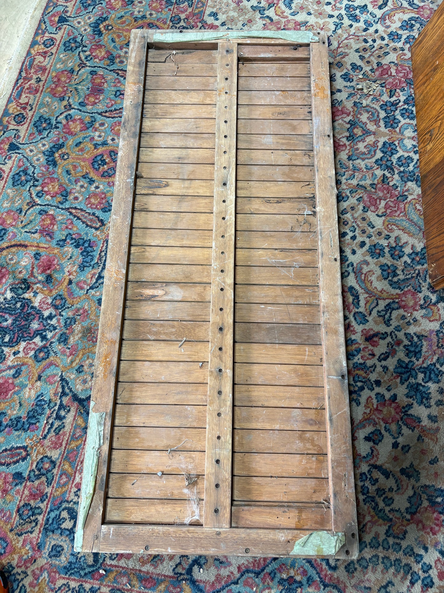 Teak Interior Table - 20" Wide x 48" Long -- #12
