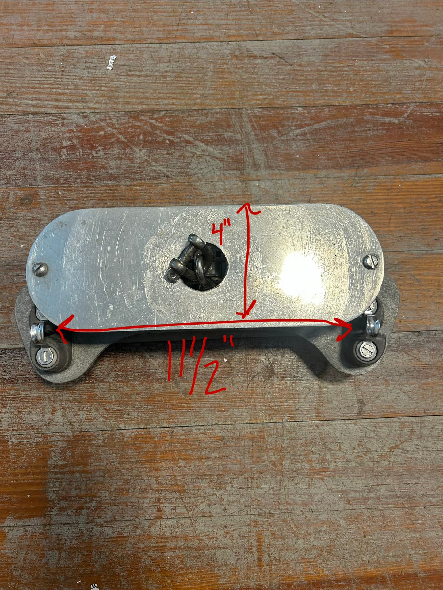 Harken Adjustable Genoa Lead Car Assembly 1-1/4” T-Track Dual Block