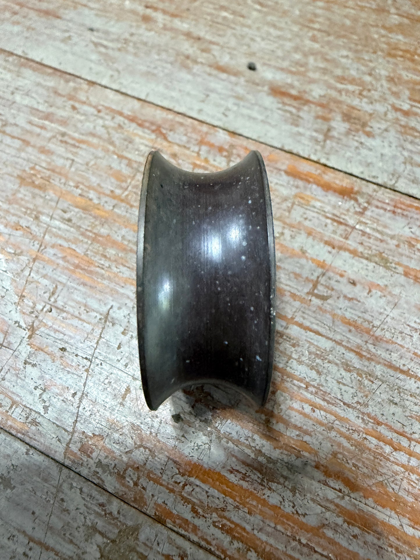 Vintage Solid Bronze 1 9/16" Sheave - 3/8" Line - 1/4" Bored Hole