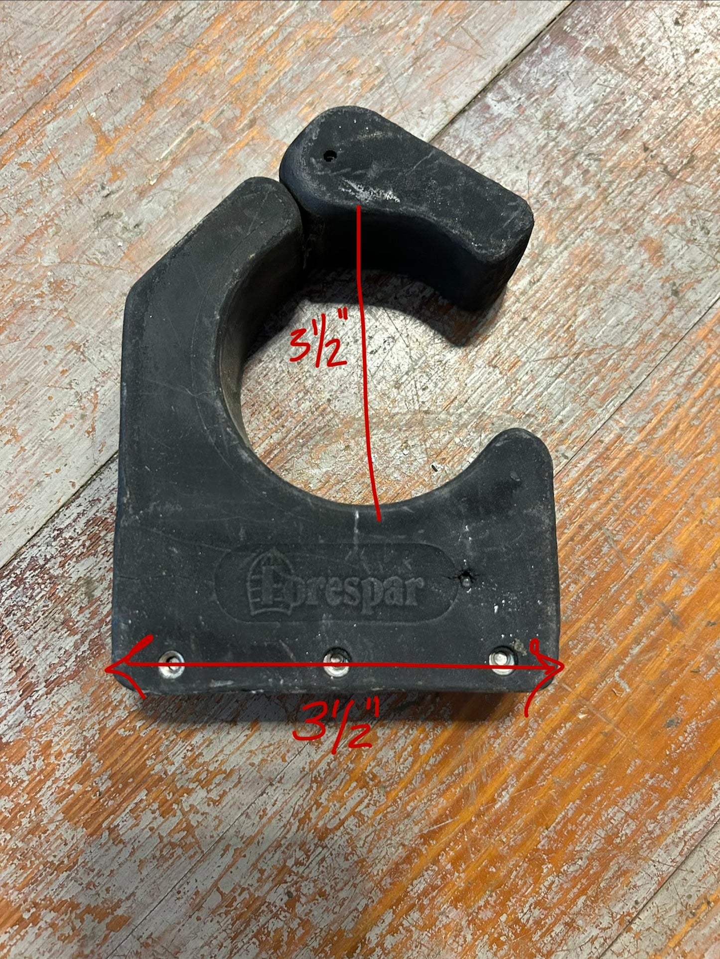 Forespar Stanchion Mounted Pole Chocks 1” Pair Spinnaker Pole Holders