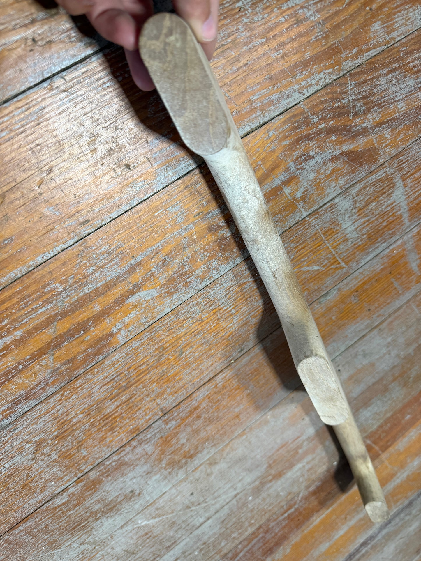 22 3/8" Long - 2 Rung Teak Grab Rail - NO DRILLED HOLES