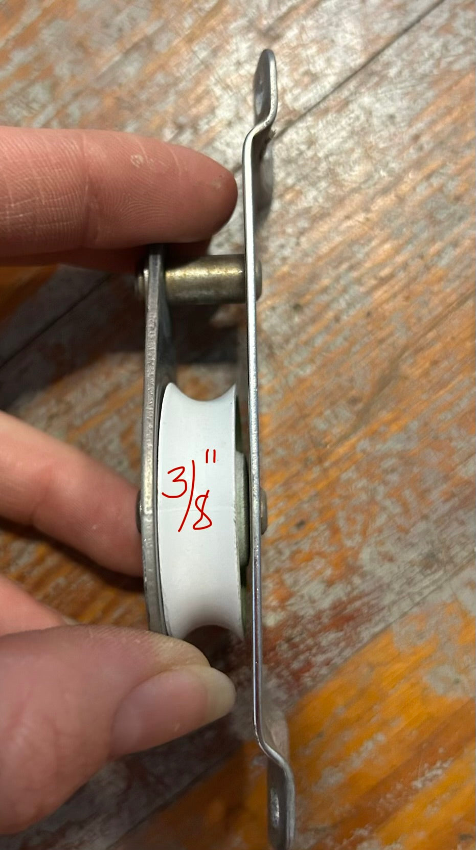 Schaefer 404 Stainless Steel Cheek Block 1-7/8” Sheave