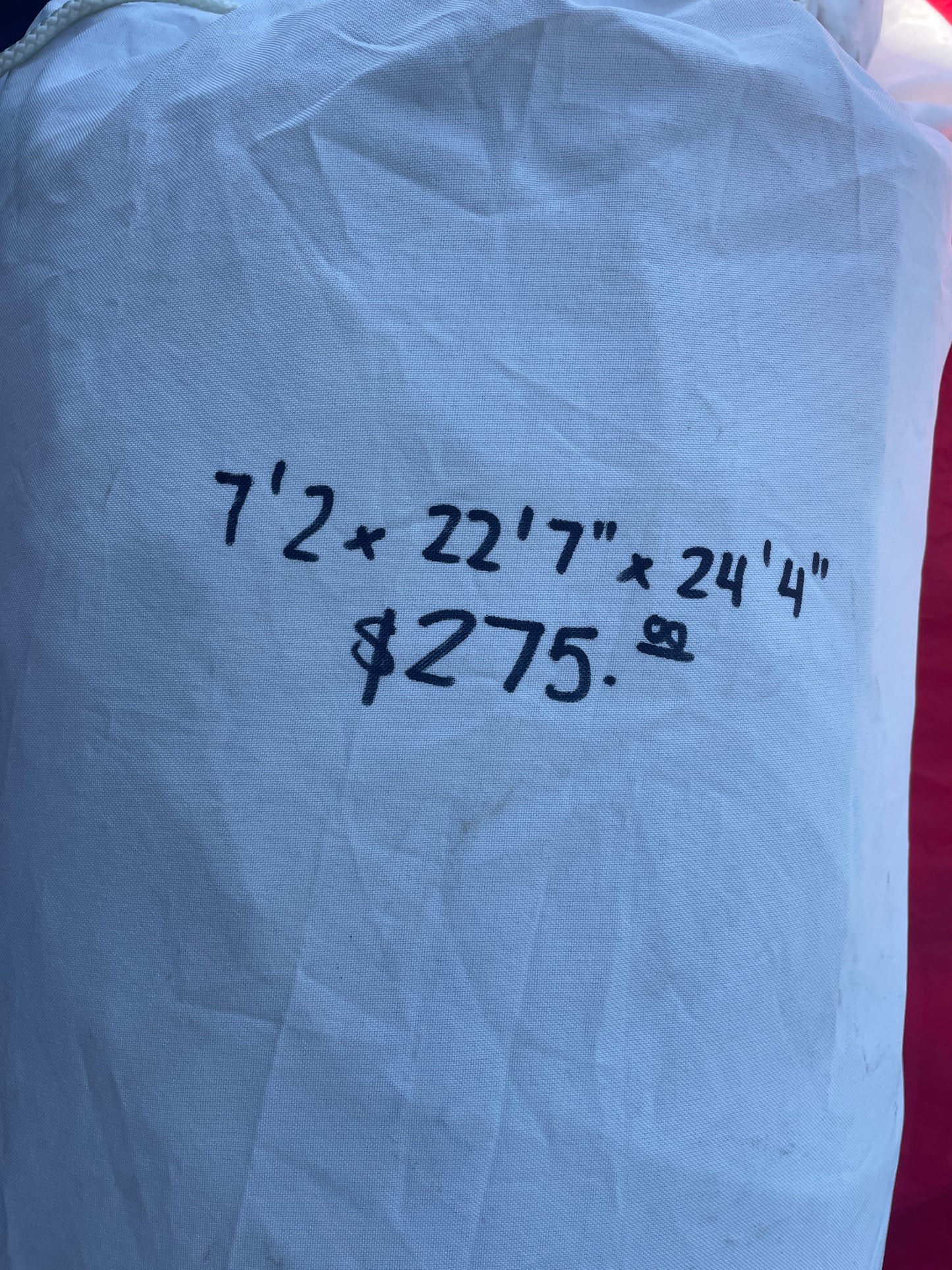 Mainsail - 7’2” x 22’7” x 24’4”