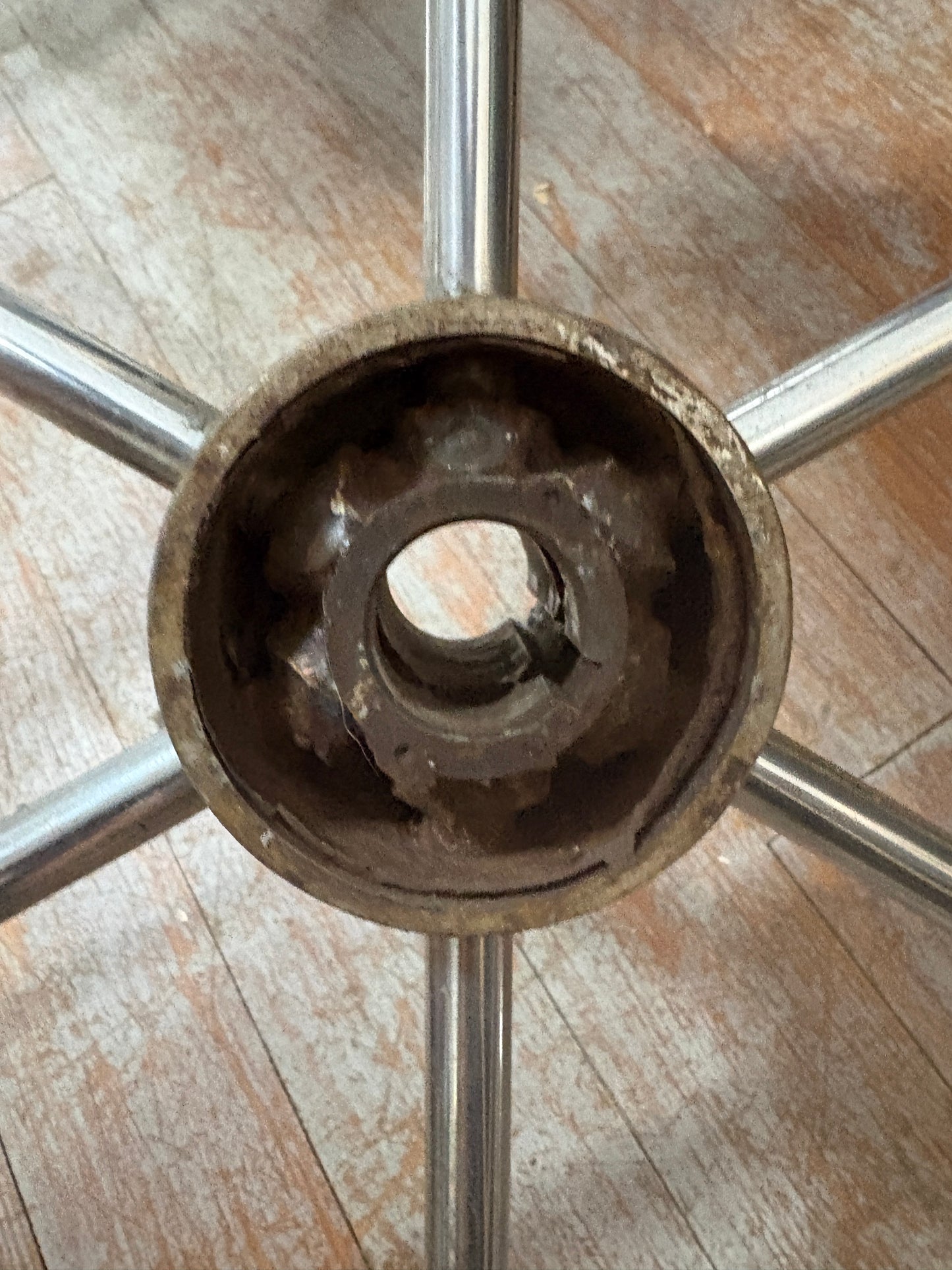 30" Stainless Steel Wheel - 1" Straight Keyed Shaft