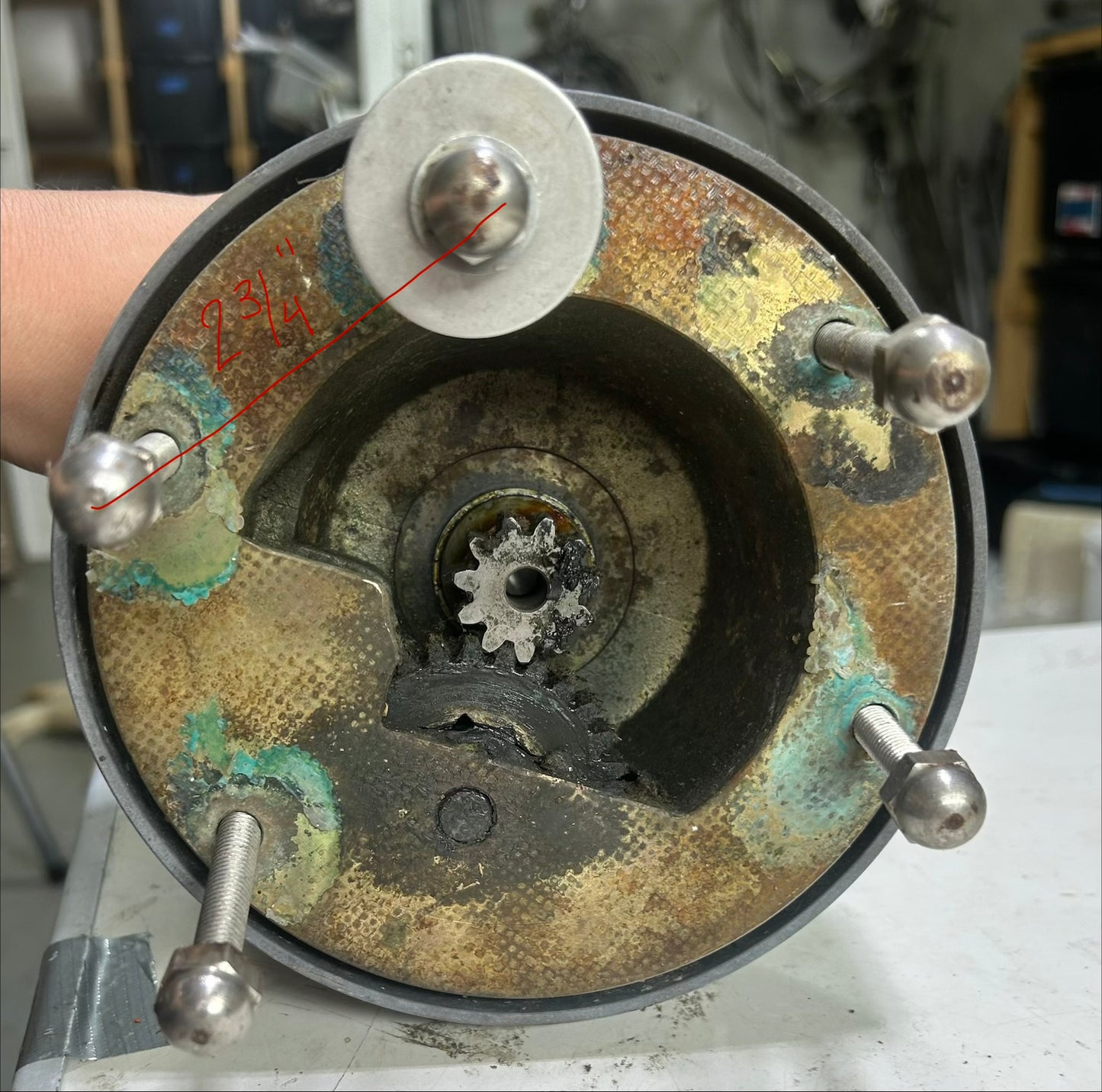 Barient 25 Single Speed & Winch 6-3/4” Base