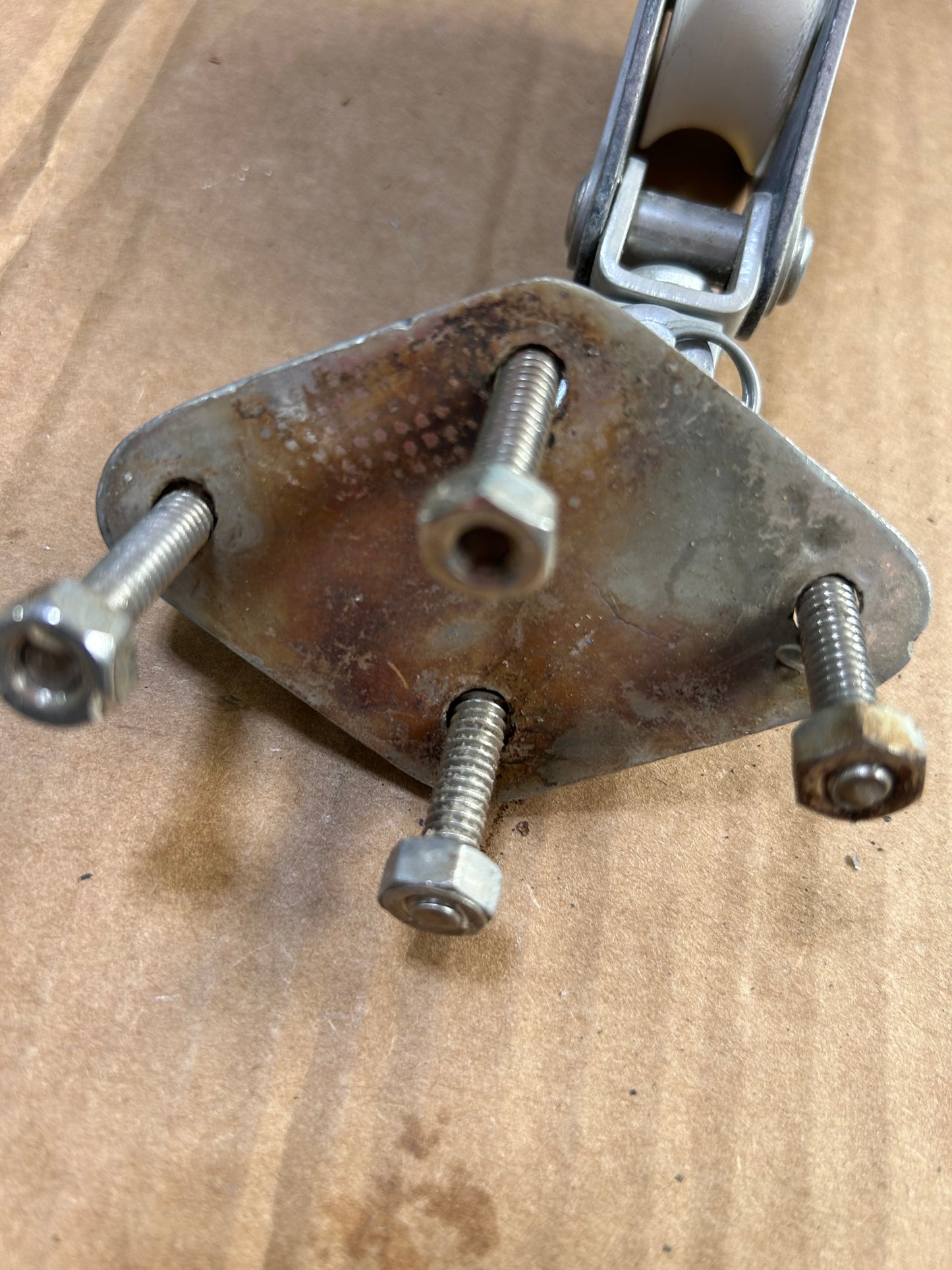 Schaefer Single Swivel Block w/ Merriman Mounting Plate