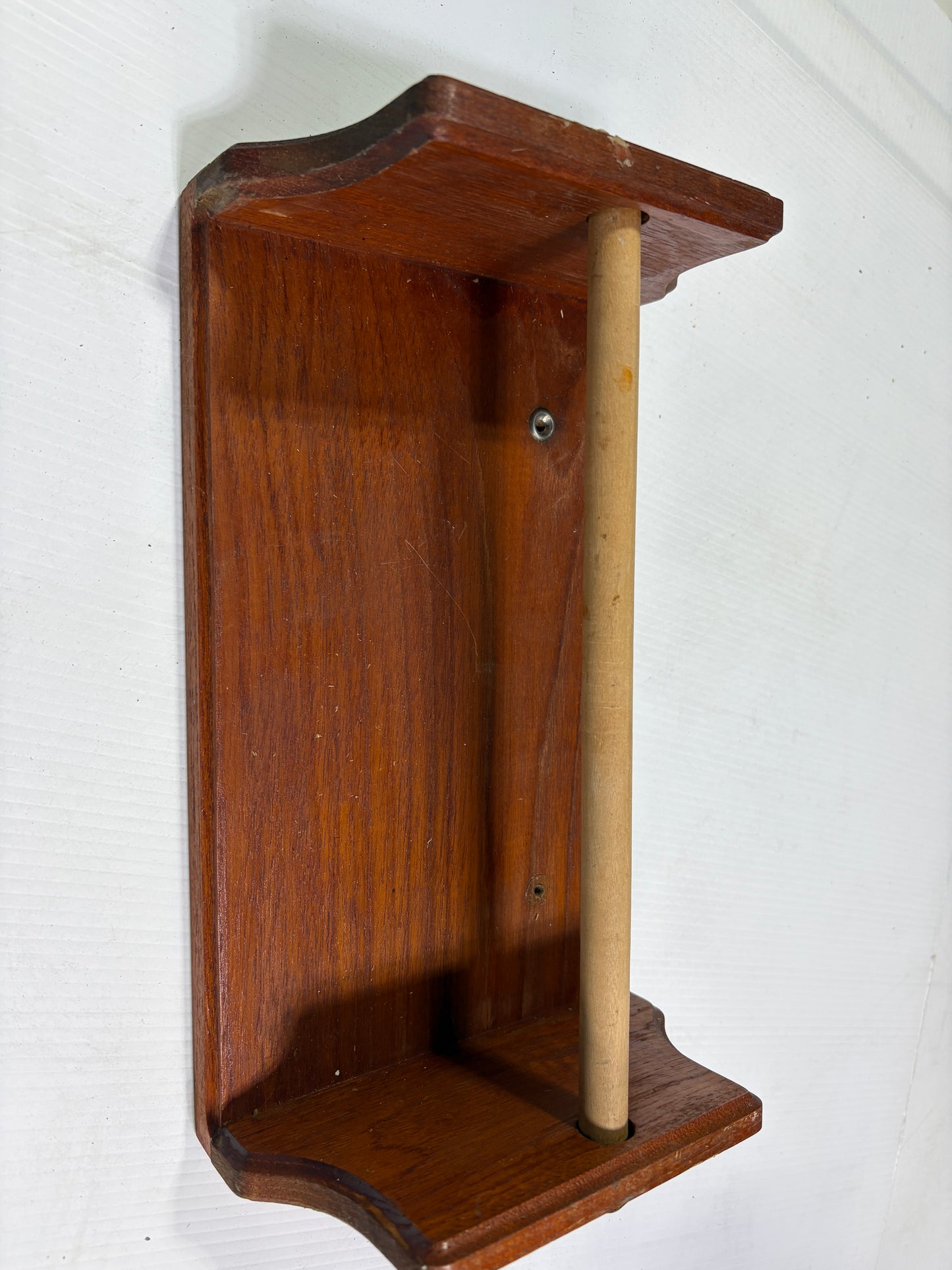 Teak Paper Towel Holder