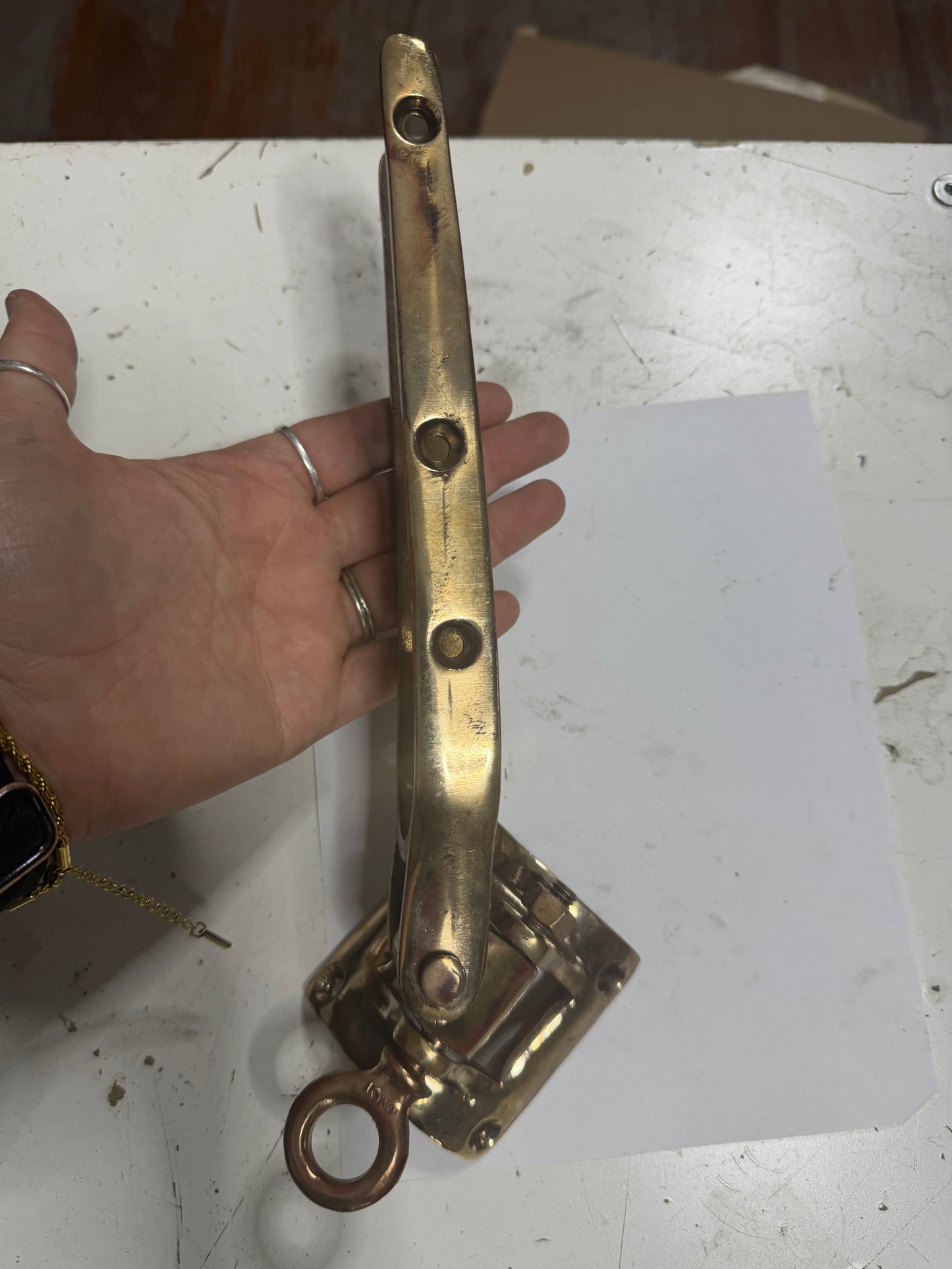 Bronze Gooseneck For Herreshoff Fish / Flatfish