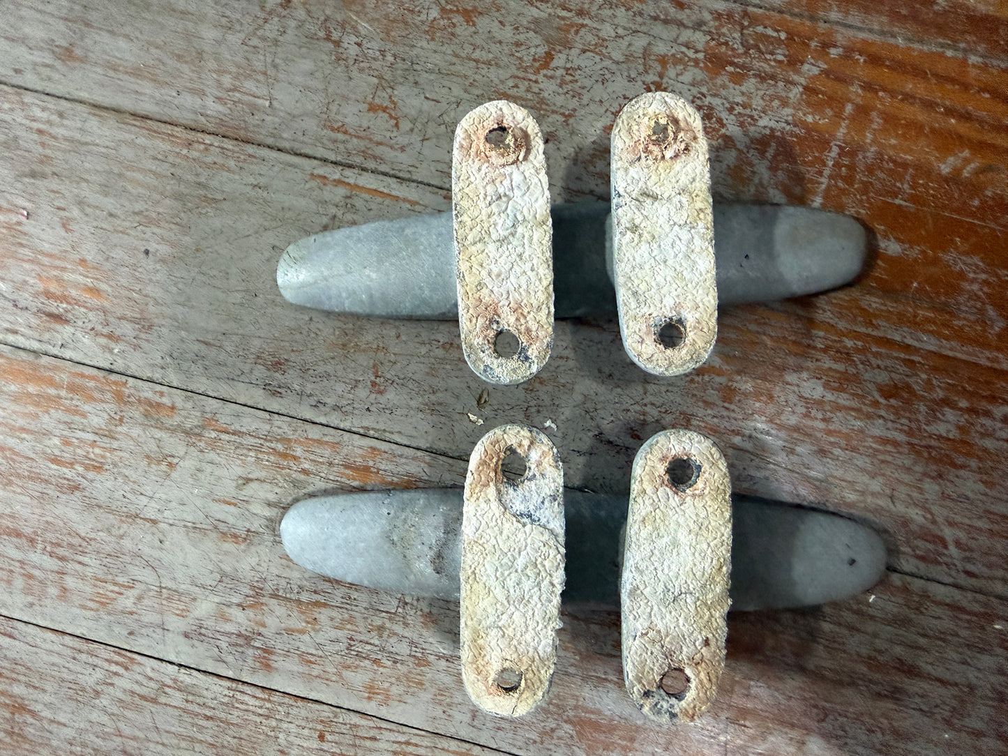 PAIR 7 1/4" Aluminum Cleats