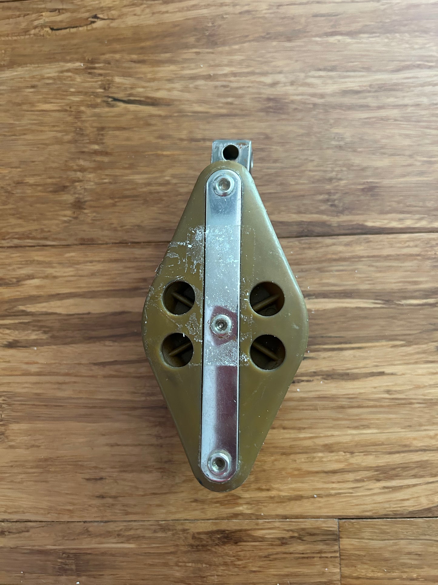 Vintage Tuphblox Double Fiddle Block 2-3/8” Sheaves