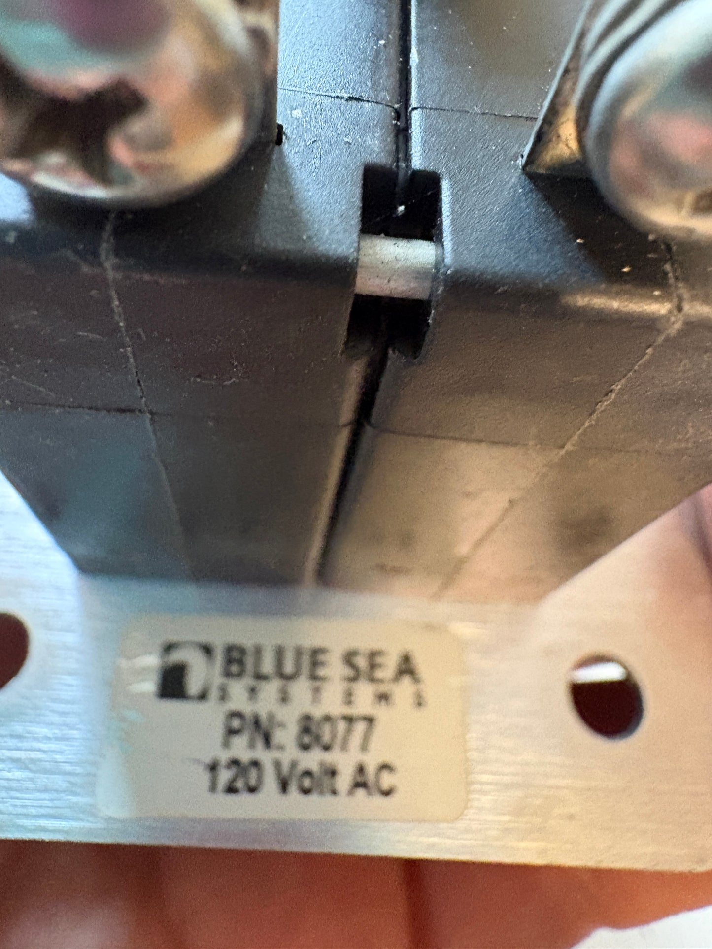 Blue Seas Systems AC Main only Circuit Breaker Panel with white toggle switches
