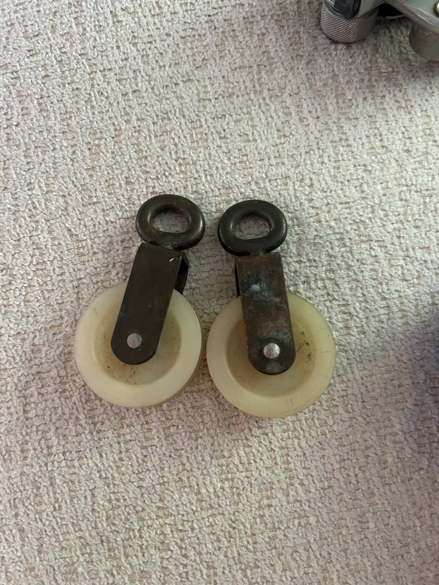 Lot of 2 Nylon sheaves w/ Bronze Eye 1-7/8” Sheave