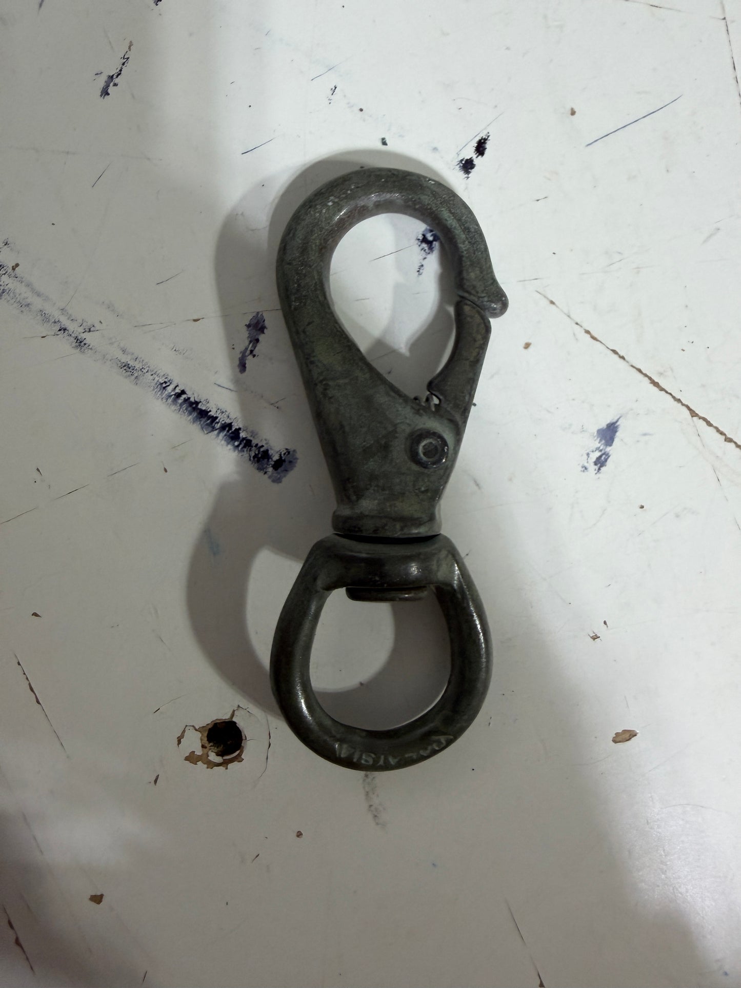 Bronze Snap Clip- 13/16” Swivel Eye