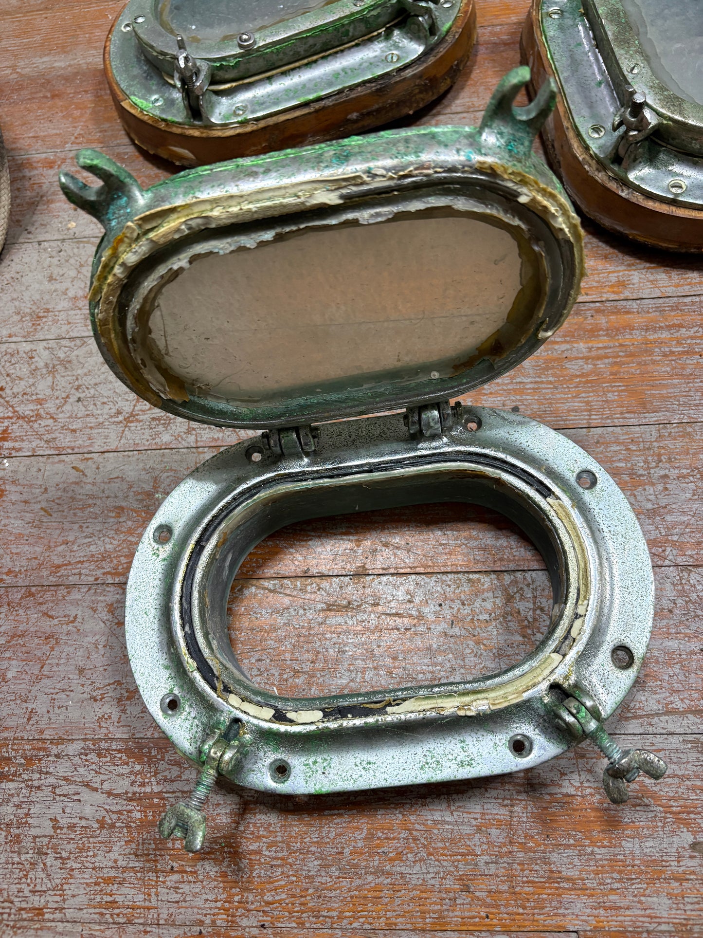 Chromed Bronze Portlight/ Porthole from Islander 33