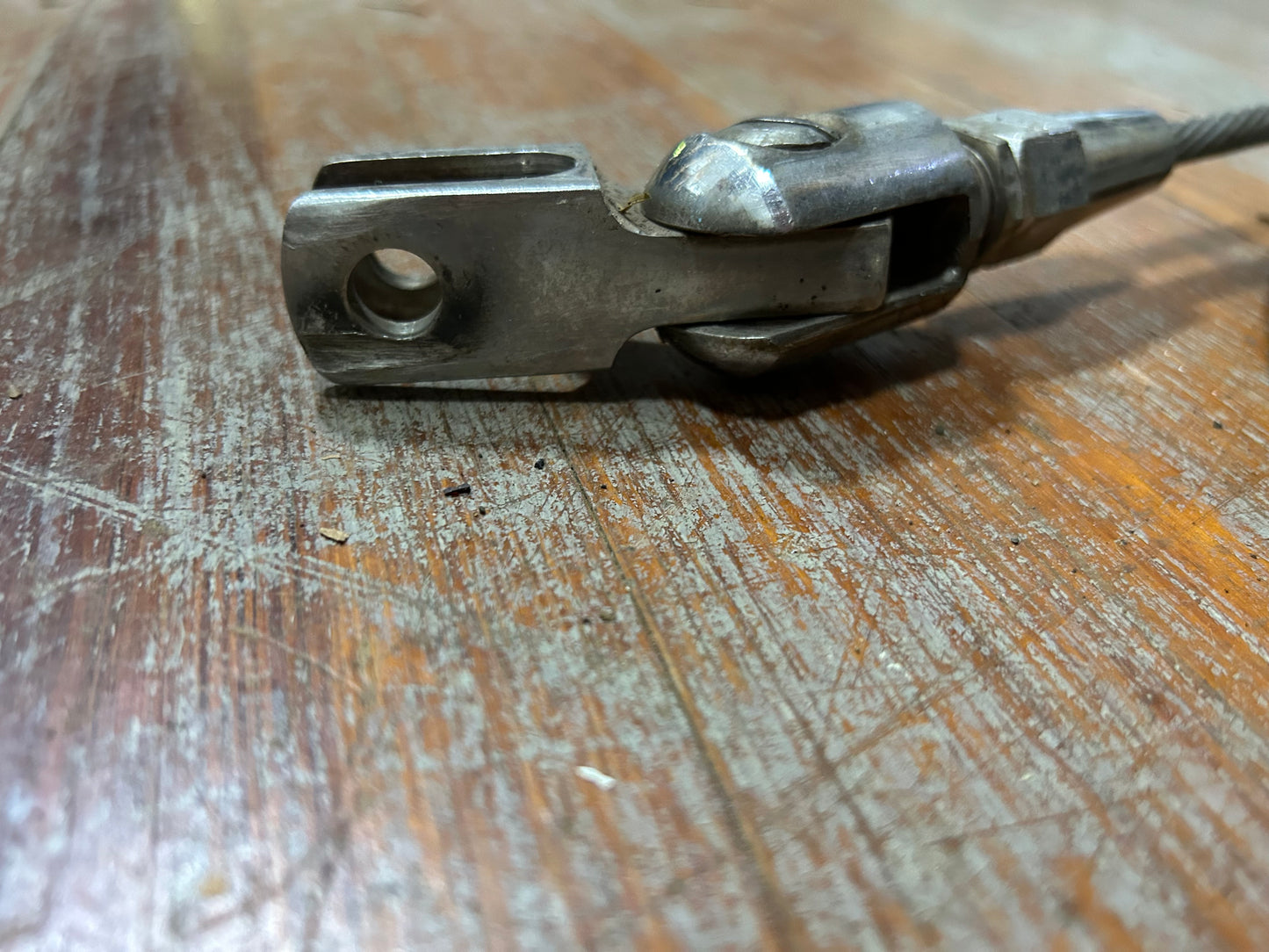 53’ Stainless Forestay w/ Highfield Quick Release Lever & Turnbuckle 5/8” x 7/16” Pins