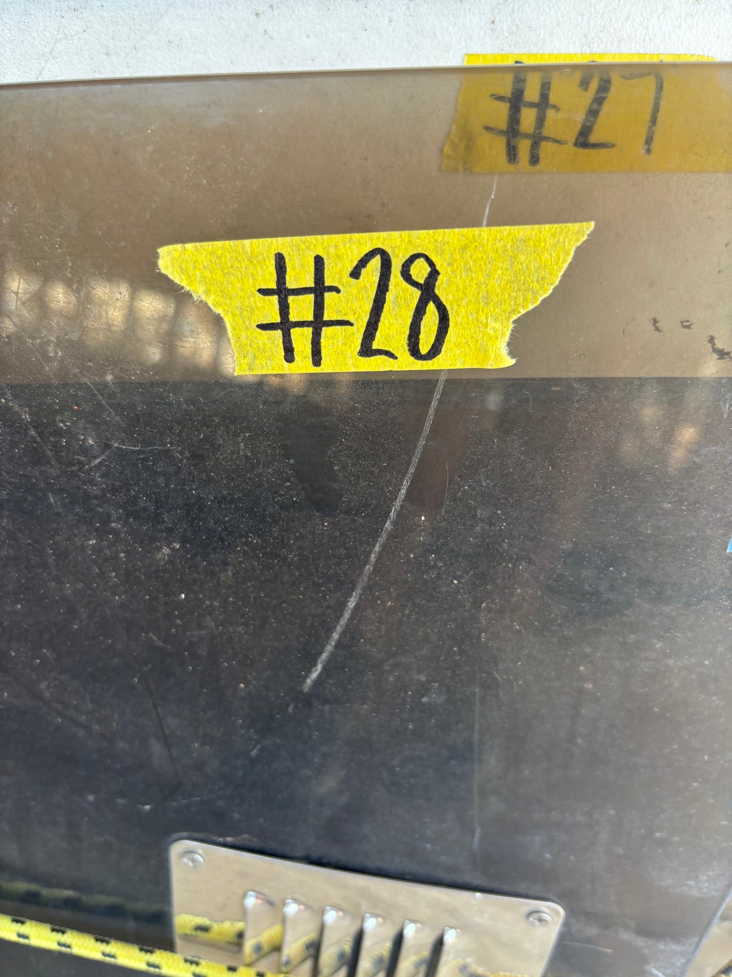 Set of 2 Plexiglass Companionway Boards OFF Tanzer 26 -- #28