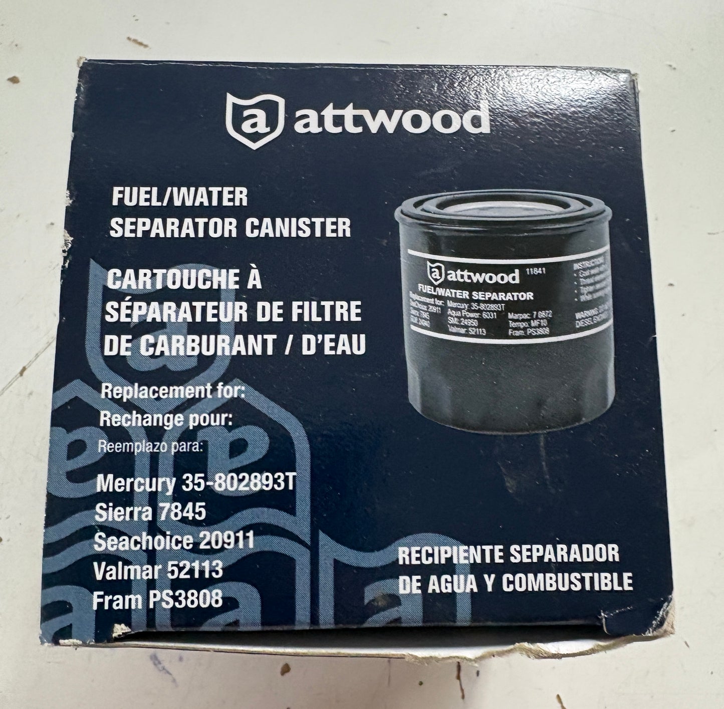 Attwood Fuel/Water Separator NEW in Box