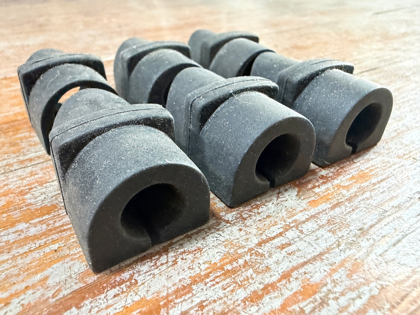 Lot of 6 Replacement Rubber Raymarine Wheel Pilot Fasteners