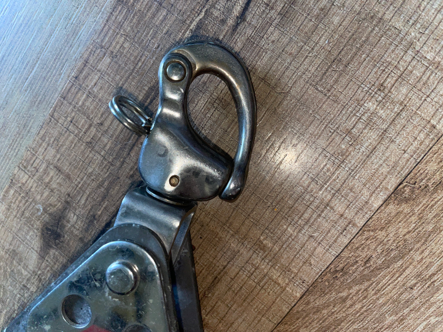 Garhauer Fiddle Block With AMCO Shackle - 2 1/2” and 1 3/4” Sheaves - 7/16” Line
