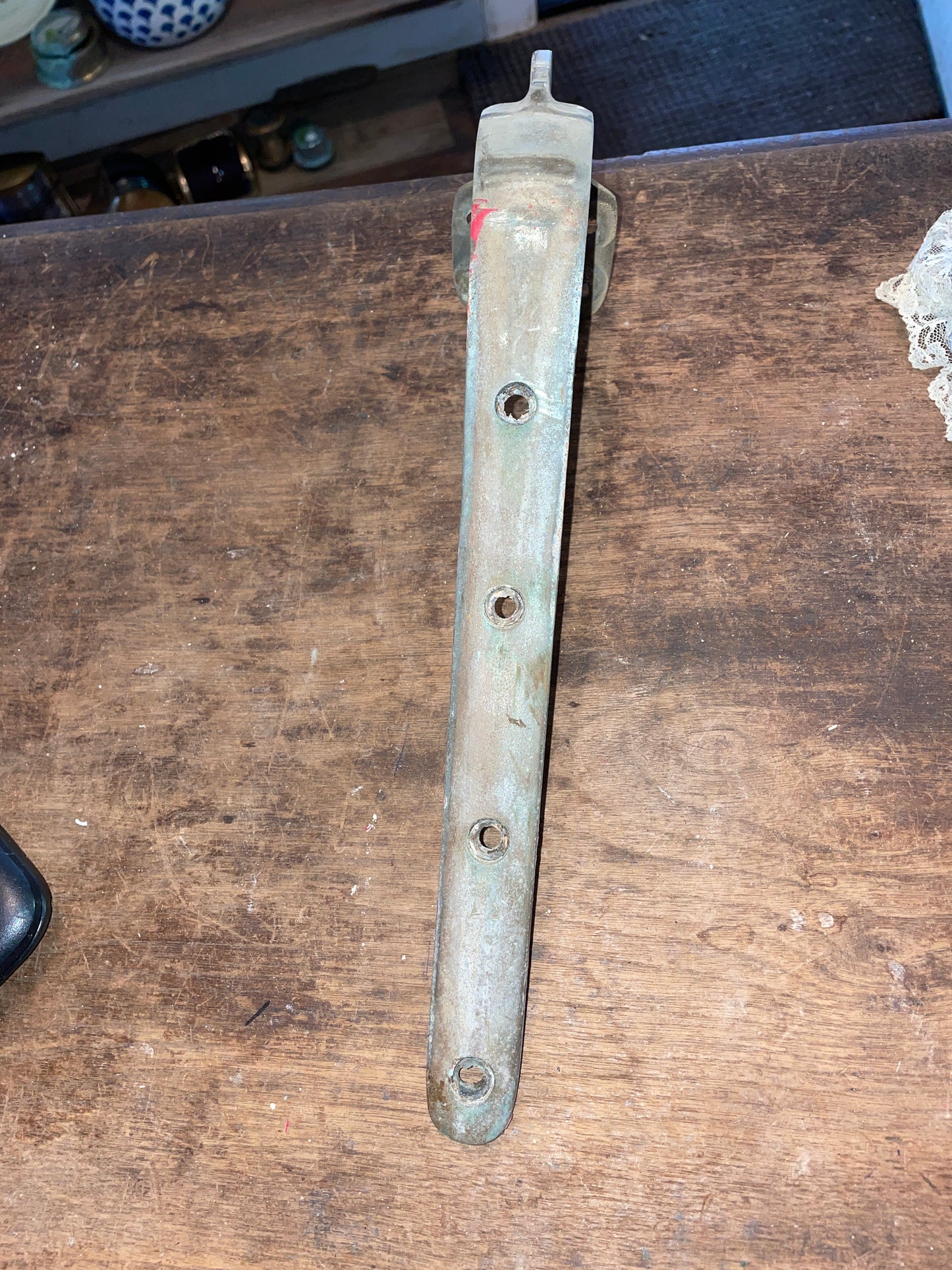 Brass Chain Plate With Wichard Snap Shackle