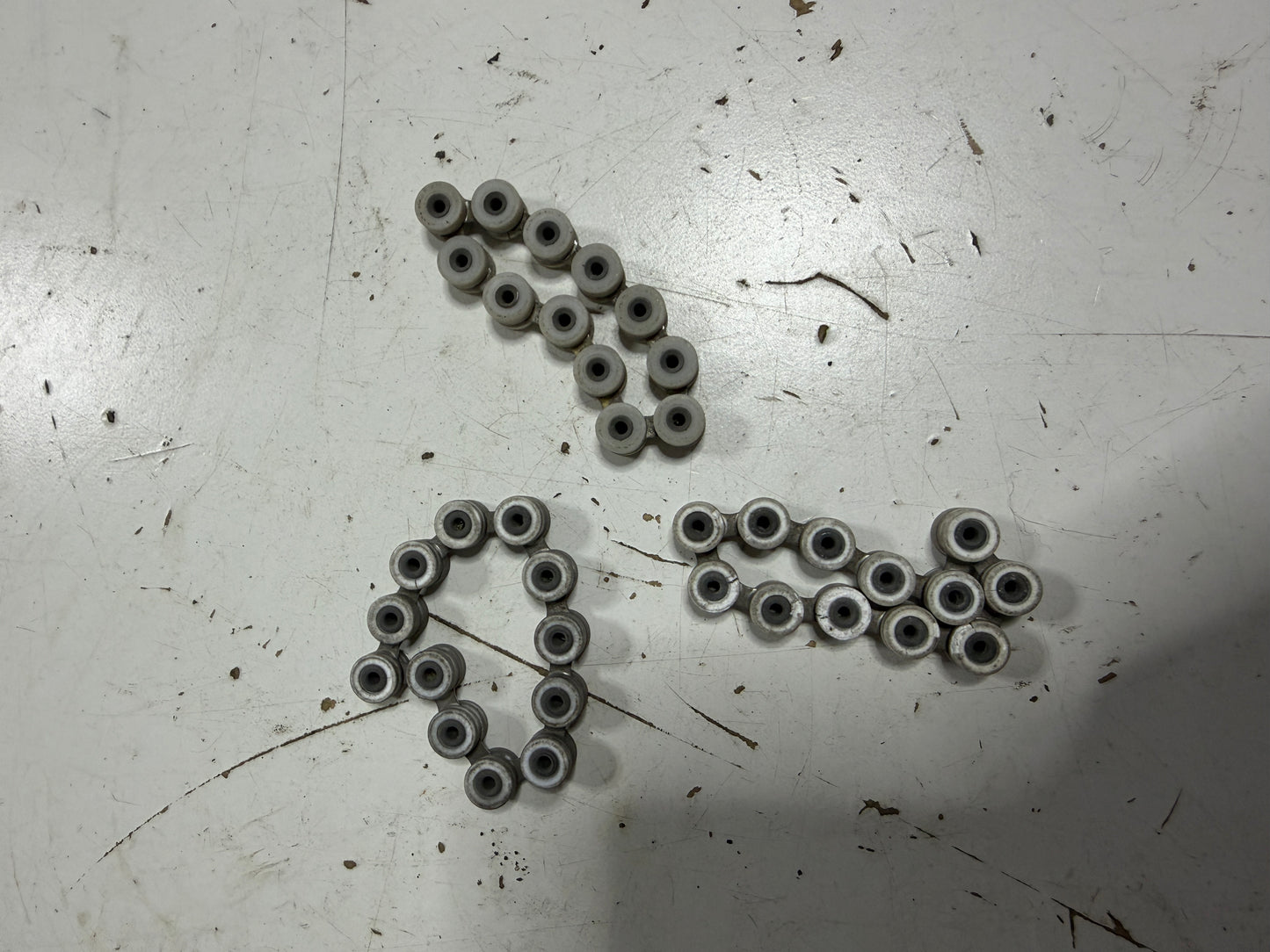 Rutgerson Double Traveller Track / Lead Car - 1 3/8" Track - Missing one of the bearings
