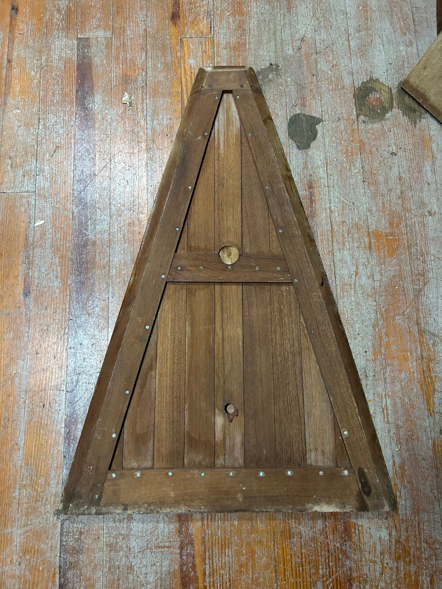 Sea Fare 33 Teak Hatch Door 38 7/8” x 25 3/4” #361