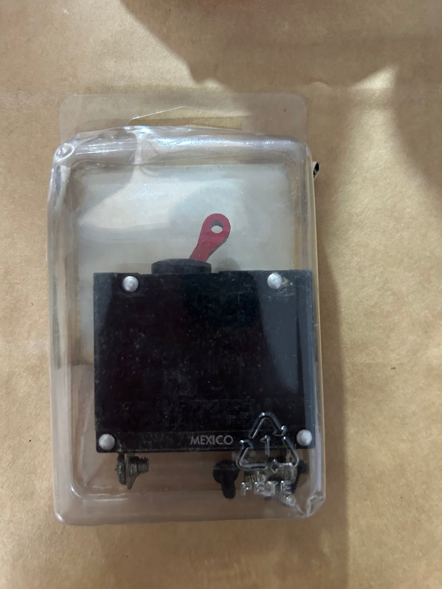Ancor Marine Grade 5 Amp Single Pole Toggle Circuit Breaker Red 250V