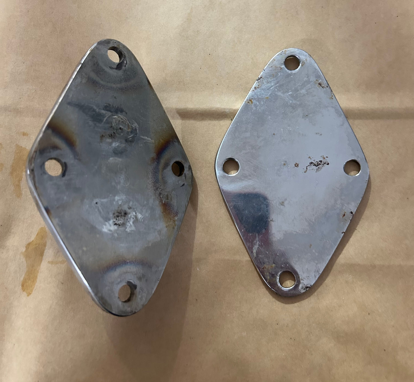 SS Pad Eye w/ back plate 4 3/4” x 3”